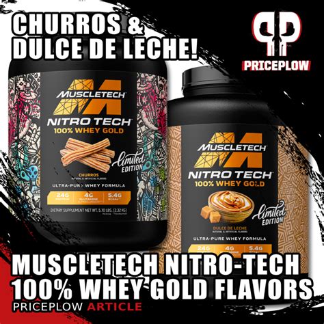 Churros Dulce De Leche Muscletech Nitro Tech Whey Gold Limited Time