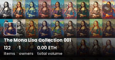 The Mona Lisa Collection 001 Collection OpenSea