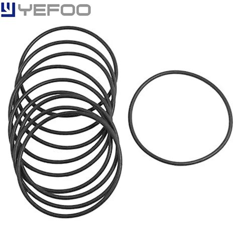 10 Pcs 2 5mm X 62mm Rubber Sealing Oil Filter O Rings Gasket Black