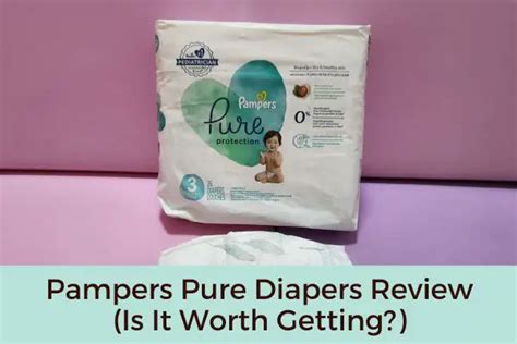 I Made A Pampers Pure Diapers Review With A Test Video And Here's The Results