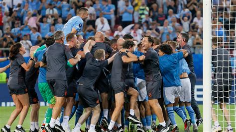 El Manchester City Consigue Su Primer Triunfo En La Supercopa De Europa