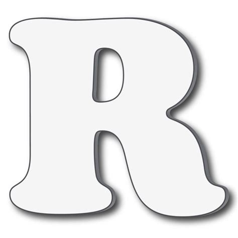 Раскраска Буквы R – Telegraph