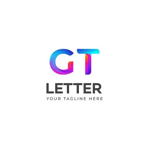 Premium Vector 3D GT TG Letter Logo