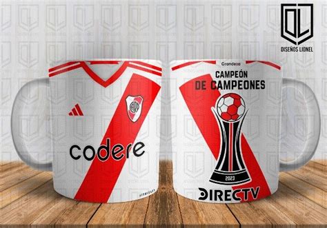 Nueva Plantilla Para Tazas River Plate CampeÓn Trofeo De Campeones