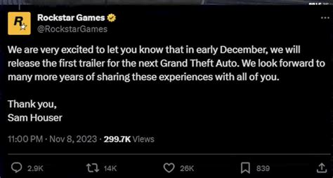We're finally going to see the first GTA 6 trailer in early December ...