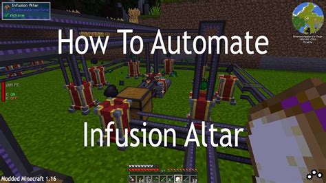 How To Automate The Infusion Altar Mystical Agriculture Youtube