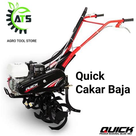 Jual Mesin Traktor Bajak Sawah Ladang Quick Cakar Baja Engine Honda