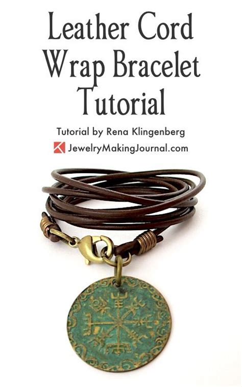 Leather Cord Wrap Bracelet Tutorial By Rena Klingenberg Wrap Bracelet