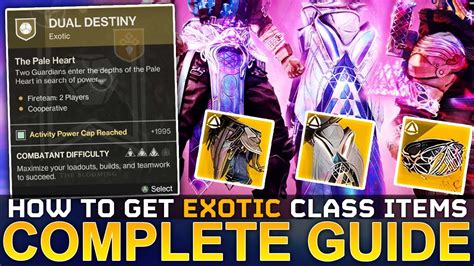 Destiny How To Get Exotic Class Items Easy Ultimate Guide Dual