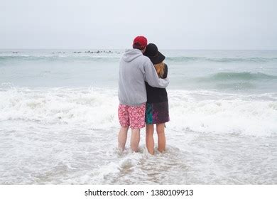 Couple Beach Hug Stock Photo 1380109913 | Shutterstock