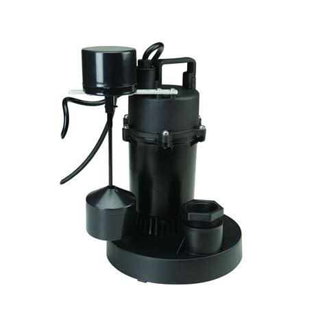 1/3 HP Submersible Sump Pump with Vertical Float 3000 GPH