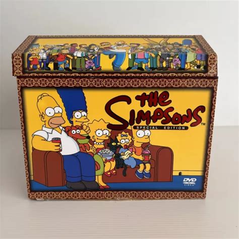 Rare The Simpsons Special Edition Dvd Collector Chest Seasons