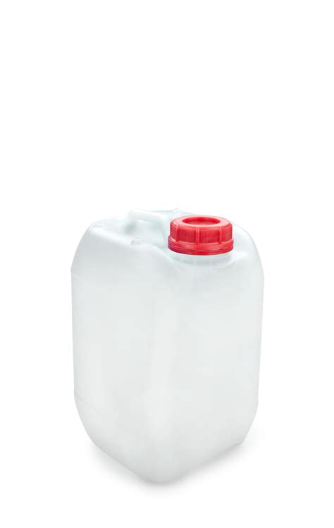 Plastic Jerry Can Natural 5 Litre UN Stackable With Screw Cap DIN 51