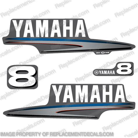 Yamaha 1994 8hp Decals