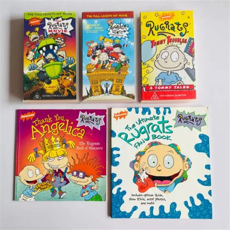 Rugrats Book And Vhs Vintage Bundle Movie Paris Tommy Troubles Angelica 39 47 Picclick Ca