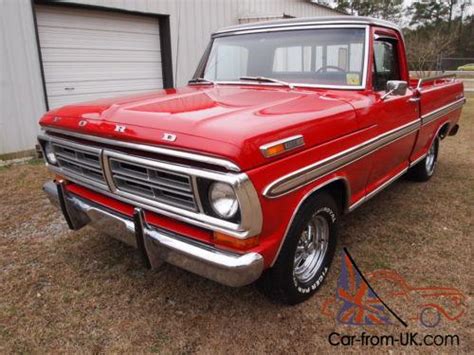 1972 Ford F 100 F100 Ranger Xlt Short Bed