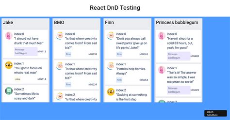 React Beautiful Dnd Trello Board Forked Codesandbox