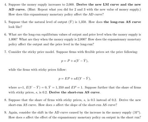 Solved Question 1 Consider The Following Economy Of