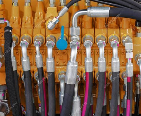 Hydraulic Hoses Stock Photo By Suljo