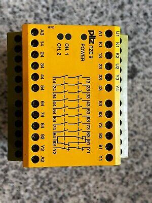 Pilz PZE 9 24VDC 8N O Sicherheitsrelais N C 774150 EBay