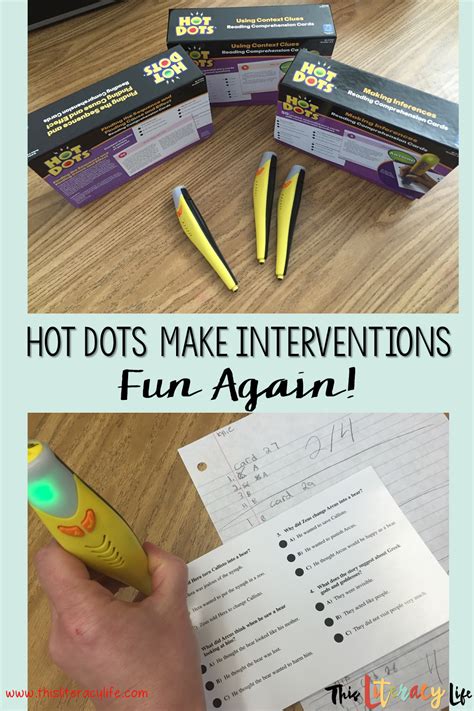 Hot Dots Make Interventions Fun Again This Literacy Life
