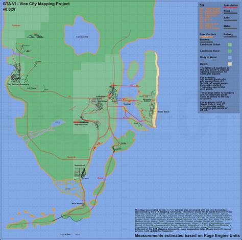 Los Entusiastas Recrearon El Mapa De Gta Vi Dependiendo De La