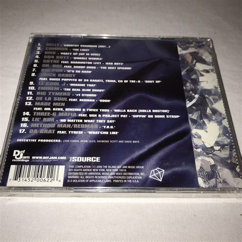 The Source Presents Hip Hop Hits Vol 4 CD DMX EMINEM DR DRE NELLY