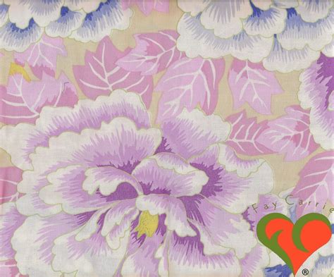 Kaffe Fassett Kimono Lavender Blue Fabric Gp33 One Third Yard Retired Rare Htf Oop Rowan