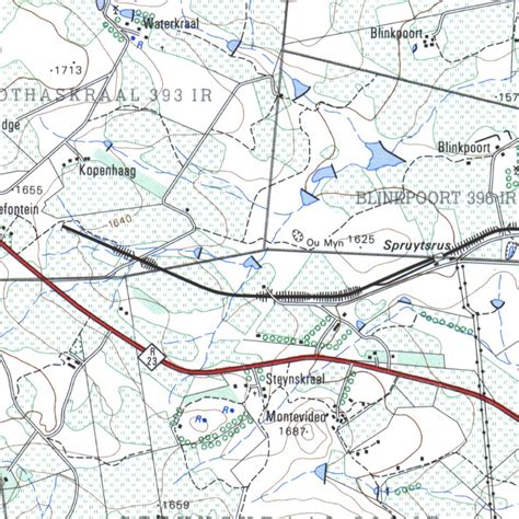 2628CB HEIDELBERG (Gauteng) Map by Chief Directorate: National Geo-spatial Information | Avenza Maps