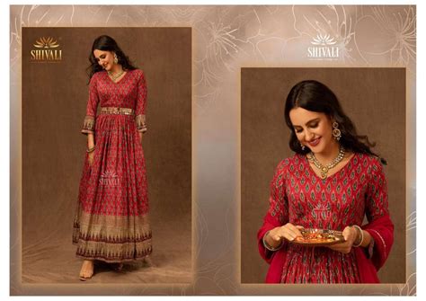 Shivali Presents Tyohaar Designer Readymade Printed Gown Catalog Collection