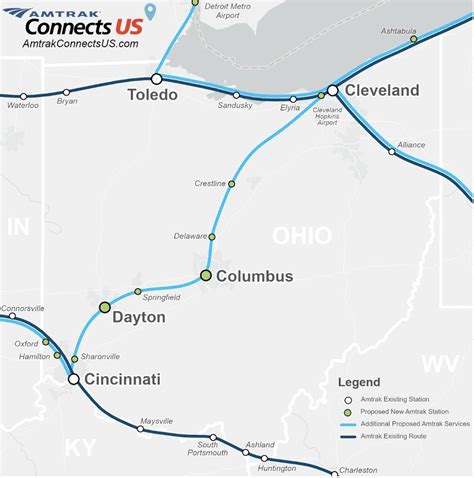 Amtrak transit study proposes station at Cleveland airport | Crain's Cleveland Business