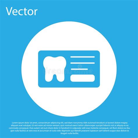 Presse Papiers Bleu Avec La Carte Dentaire Ou Sur L Ic Ne De Dossiers