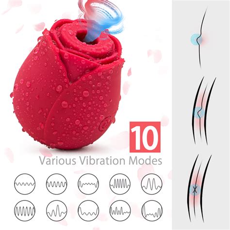 Vibrating Massager Cordless Vibrator Silicone With 10 Powerful