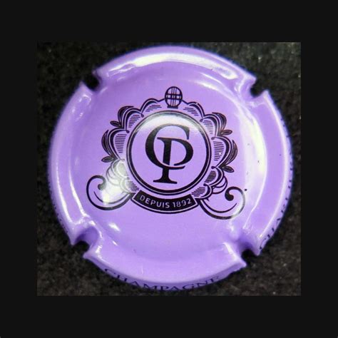 Capsule Muselet De Champagne Charlier Et Fils N I Violet P Le Et Noir