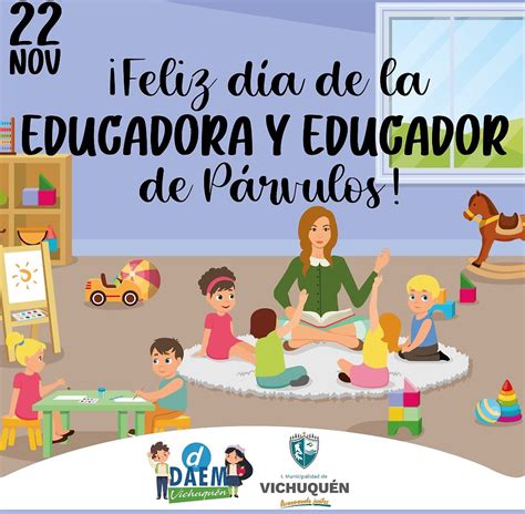 Feliz D A De La Educadora Y Educador De P Rvulos