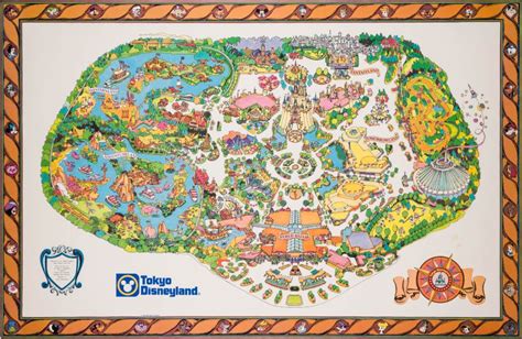 Tokyo Disneyland Grand Opening Map 1983 Id Jul22540 Van Eaton