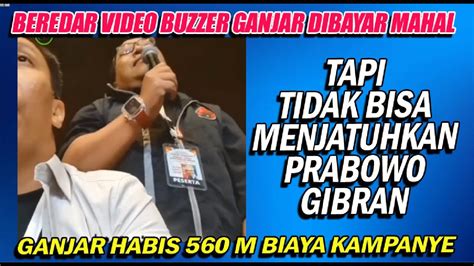 BEREDAR CURHAT BUZZER GANJAR MINTA TAMBAHAN BUZER KEPADA HASTO KARENA