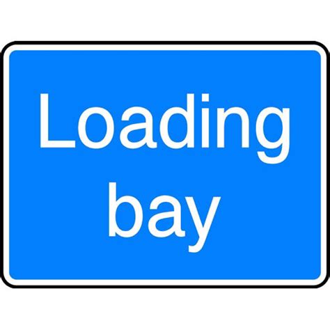 KPCM | "Loading Bay" Sign | Made in the UK