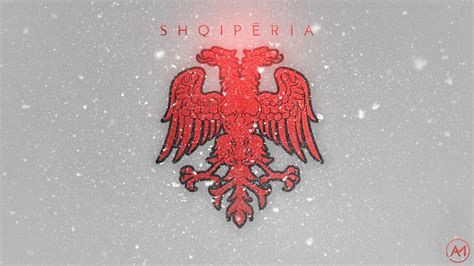 Shqiponja Shqiptare red by AbizZ on DeviantArt