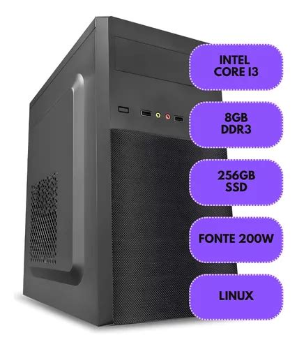 Pc Computador Cpu Intel Core I Ssd Gb Gb Mem Ria Ram