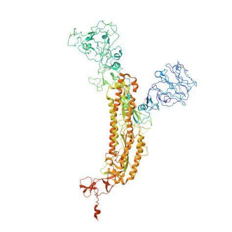 RCSB PDB 8T20 Cryo EM Structure Of Mink Variant Y453F Trimeric Spike