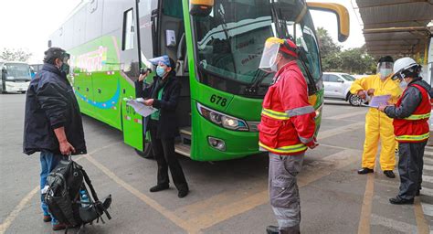 Per Hoy Inicia Transporte Interprovincial En Provincias Del Pa S