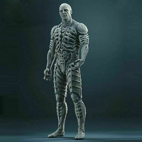 New Hot Toy In Stock Prometheus D Printing Unpainted Figure Model GK