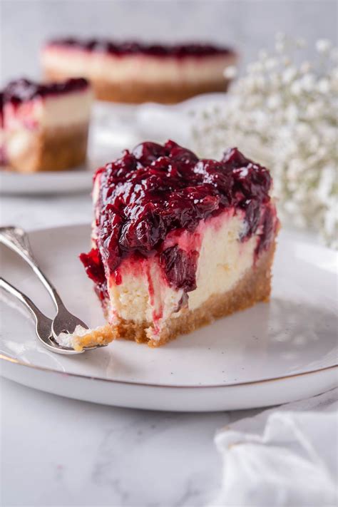 Cherry Cheesecake Recipe The Big Mans World