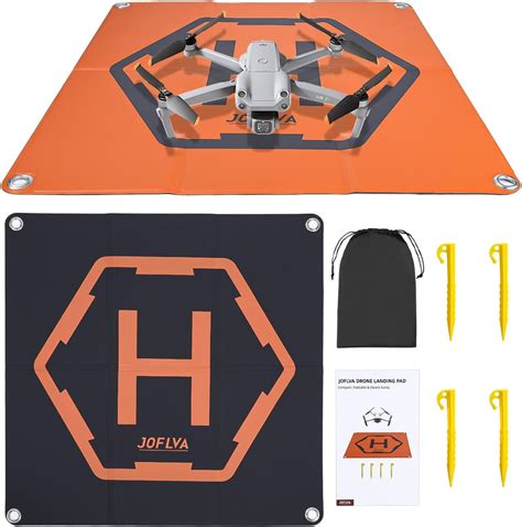 JOFLVA Drohnen Landeplatz Drohne Landing Pad 50cm 19 Universal