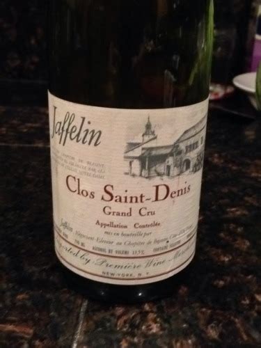 Jaffelin Clos Saint Denis Grand Cru Vivino Australia