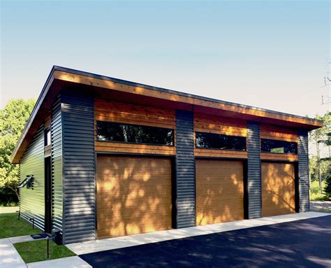 Plan 62636DJ: Modern Garage Plan with 3 Bays | Modern garage, Garage