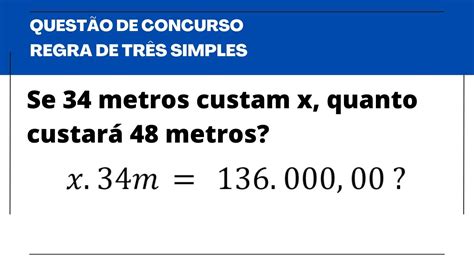 Quest O Comentada Ibfc Como Resolver Regra De Tr S Simples