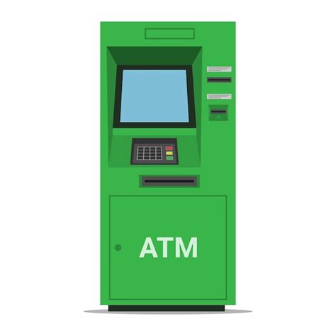 Premium Vector Atm Machine Bank Terminal Vector Illustration