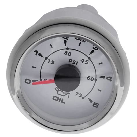 52 мм Лодка Автомобильный манометр давления масла топлива давление метр ...